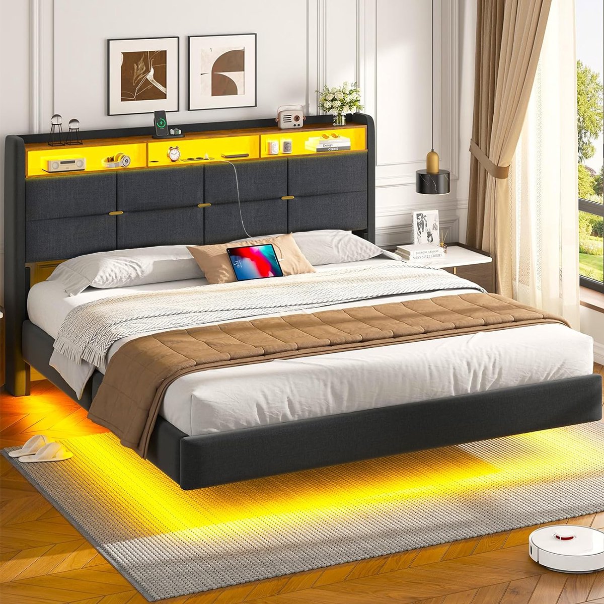 Tweepersoonsbed Tweepersoonsbed 140x190 cm Bedframe - afbeelding 3