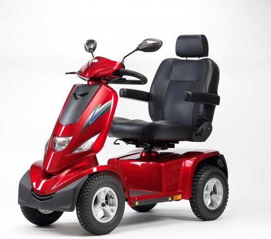 Drive ST6D - Scootmobiel - Rood - Accu - Max 18km/u