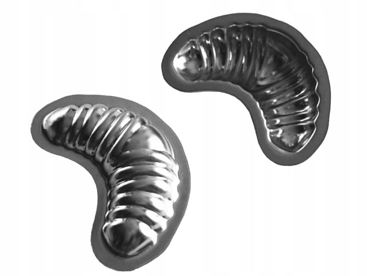 10x Rozenkoekjesvormen 5,5 cm - Metaal