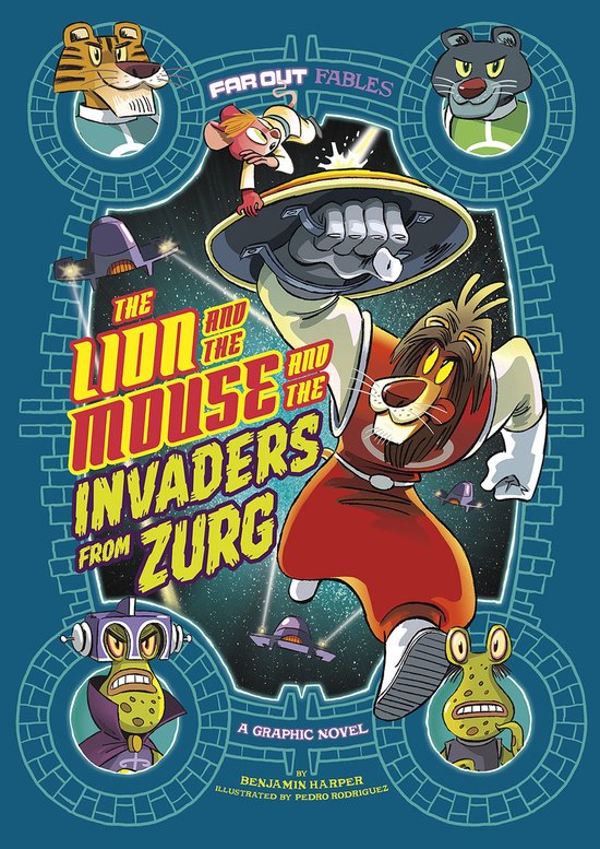 Far Out Fables - The Lion and the Mouse and the Invaders fro ... - cover