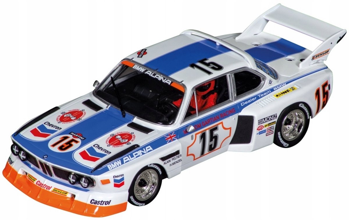 Carrera Evolution BMW 3.5 CSL No.15 Schaal 1:32 - Raceauto met Licht