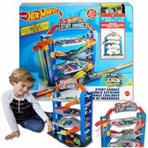 Hot Wheels Rondell Garage met Lift - Draaiende Parkeergarage met 4 Niveaus