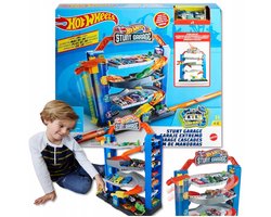 Hot Wheels Rondell Garage met Lift - Draaiende Parkeergarage 4 Niveaus