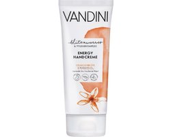 VANDINI Handcrème Energy | 1x 75ml - Geur van oranjebloesem en babassu-olie | Veganistisch