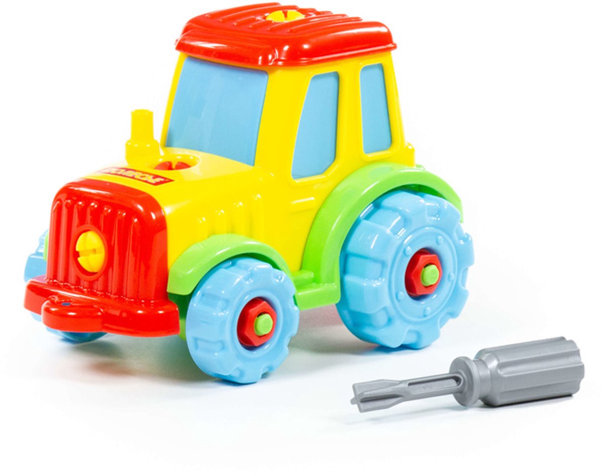 Polesie 77769 Bouwbaar tractorspeelgoed met gereedschap
