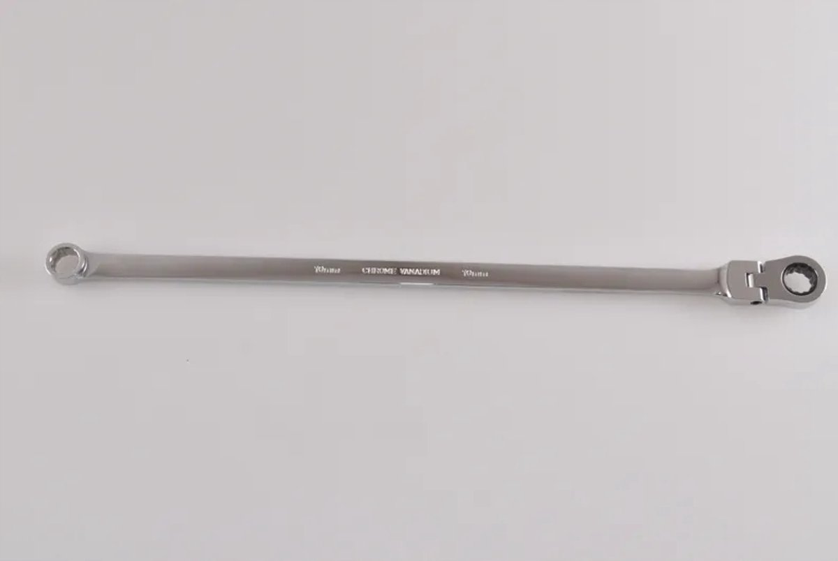 Lange ringdopsleutel met ratel 14 mm
