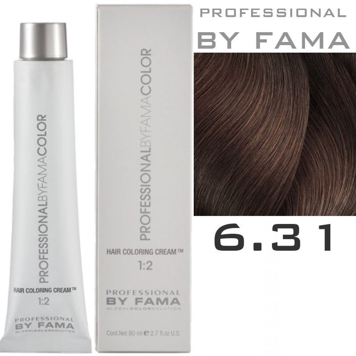 6.31 Dark warm beige blonde Professional by FAMA 80ml