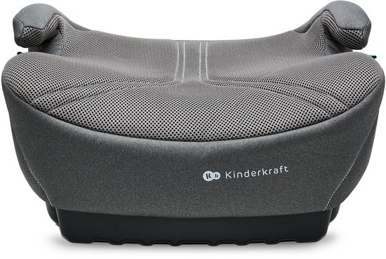 Kinderkraft I-BOOST 2 PRO i-Size - Zitverhoger - ISOFIX - Autostoel Booster - 125-150 cm 22-36 kg – 6-12 Jaar – R129 Goedgekeurd – Grijs