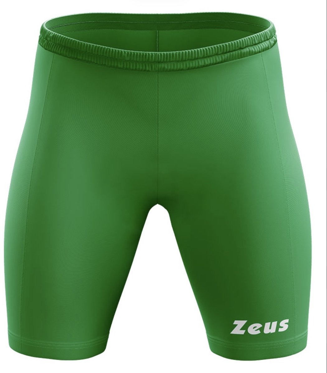 Thermoshort/Slidingbroekje, Groen, Zeus, maat XS (152-158)
