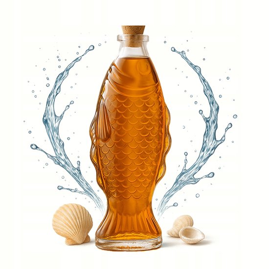 Carafe en Verres Poisson 500 ml - Bouteille, vase et Décoration uniques