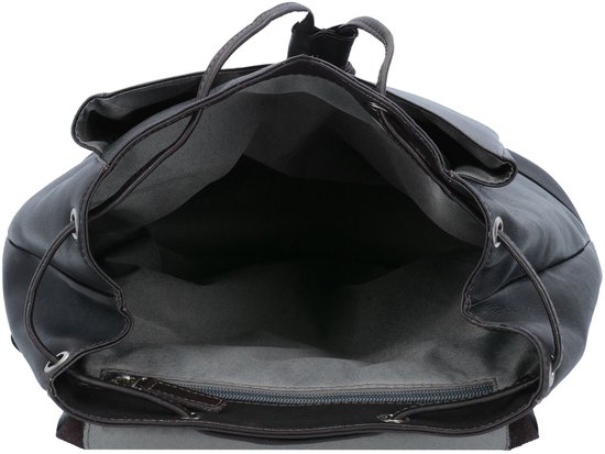HAROLD'S Cuir Sac à dos de loisirs Sac à dos Campo Backpack Black Noir