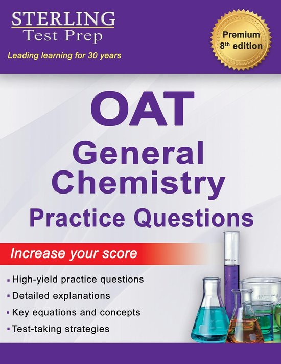 Sterling Test Prep OAT General Chemistry Practice Questions - cover