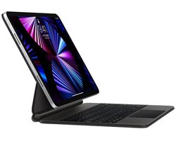 Toetsenbord Hoes Geschikt Voor Apple iPad 2025 11 Inch (11th Gen) / iPad 2022 10.9 Inch (10th Gen) 10de Generatie - Bluetooth Magnetisch Keyboard Case - met Touchpad Muis en Verlichting - QWERTY - Zwart