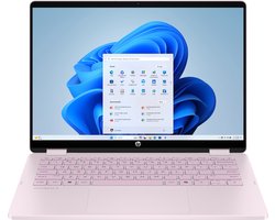 HP OmniBook 5 Flip 14-fp0031nb Intel Core 5 120U Hybride (2-en-1) 35,6 cm (14") Écran tactile 2K 16 Go LPDDR5-SDRAM 512 Go SSD Wi-Fi 6 (802.11ax) Windows 11 Home Rose