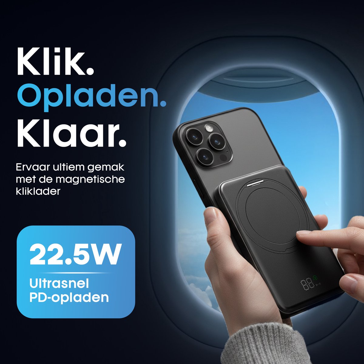 Strolox Magsafe Powerbank - 12000 mAh - Powerbank - afbeelding 2