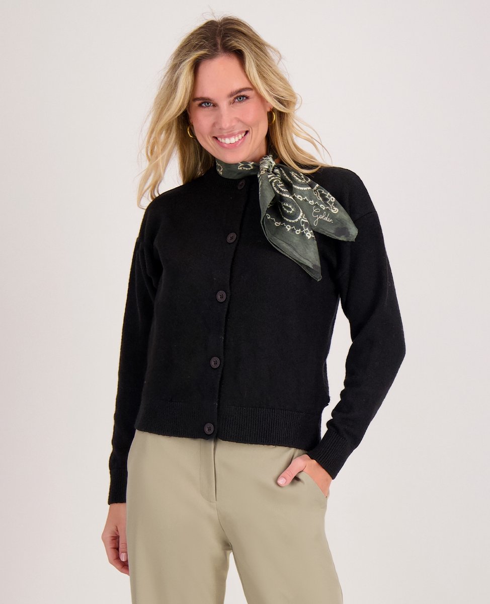Je m'appelle Dames Vest - Zwart - Maat XS/S