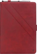 Shop4 - iPad Pro 12.9 (2018) Hoes - Book Cover Retro Rood