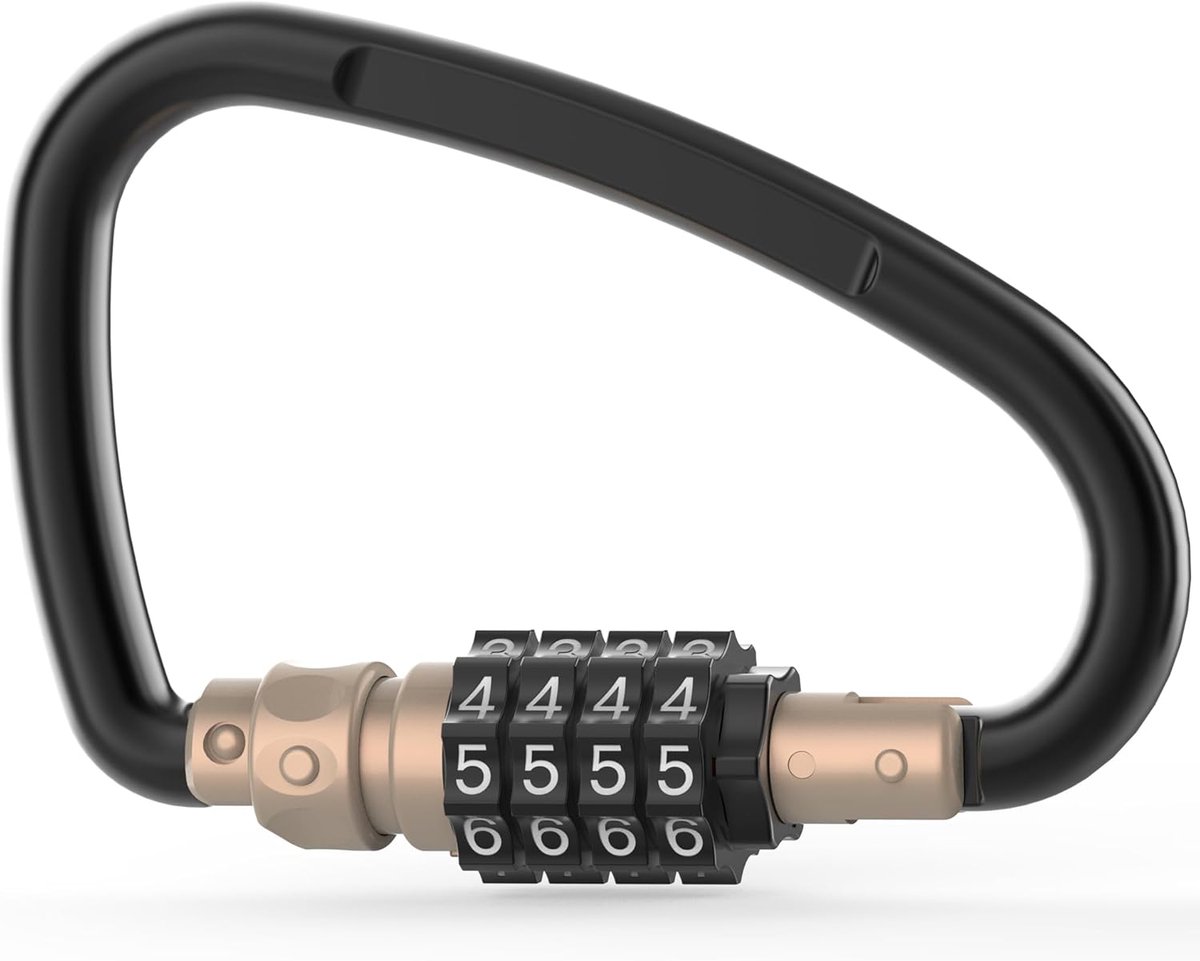 Robuuste Karabijnhaak met Slot 10 cm voor Elektrische Steps - Robuuste - €15,79