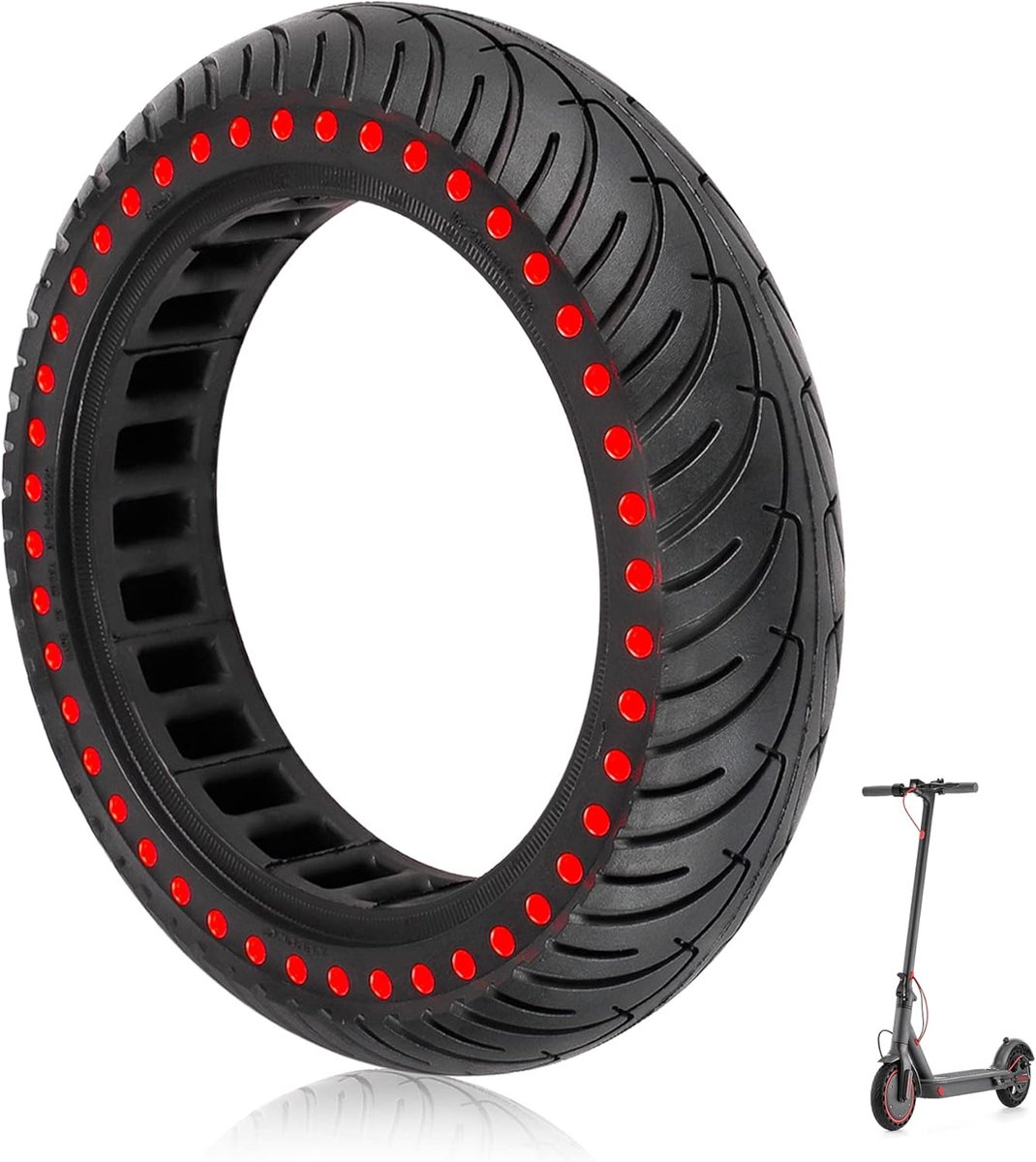 8,5 inch lekvrije massieve tubeless band Geschikt voor
