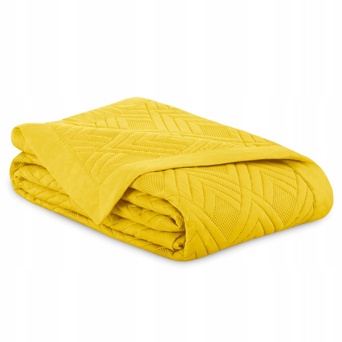 Pittige Geometrische Spread 200x220cm - Stijlvol Geel