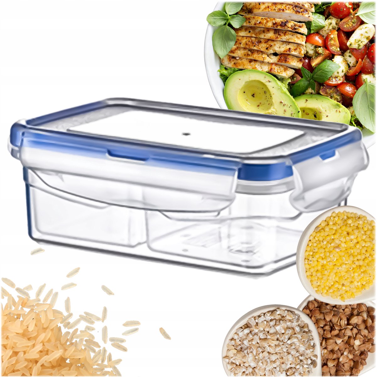Saver Box Hermetisch Voedselcontainer 0.4L - Verdeeld & BPA Vrij
