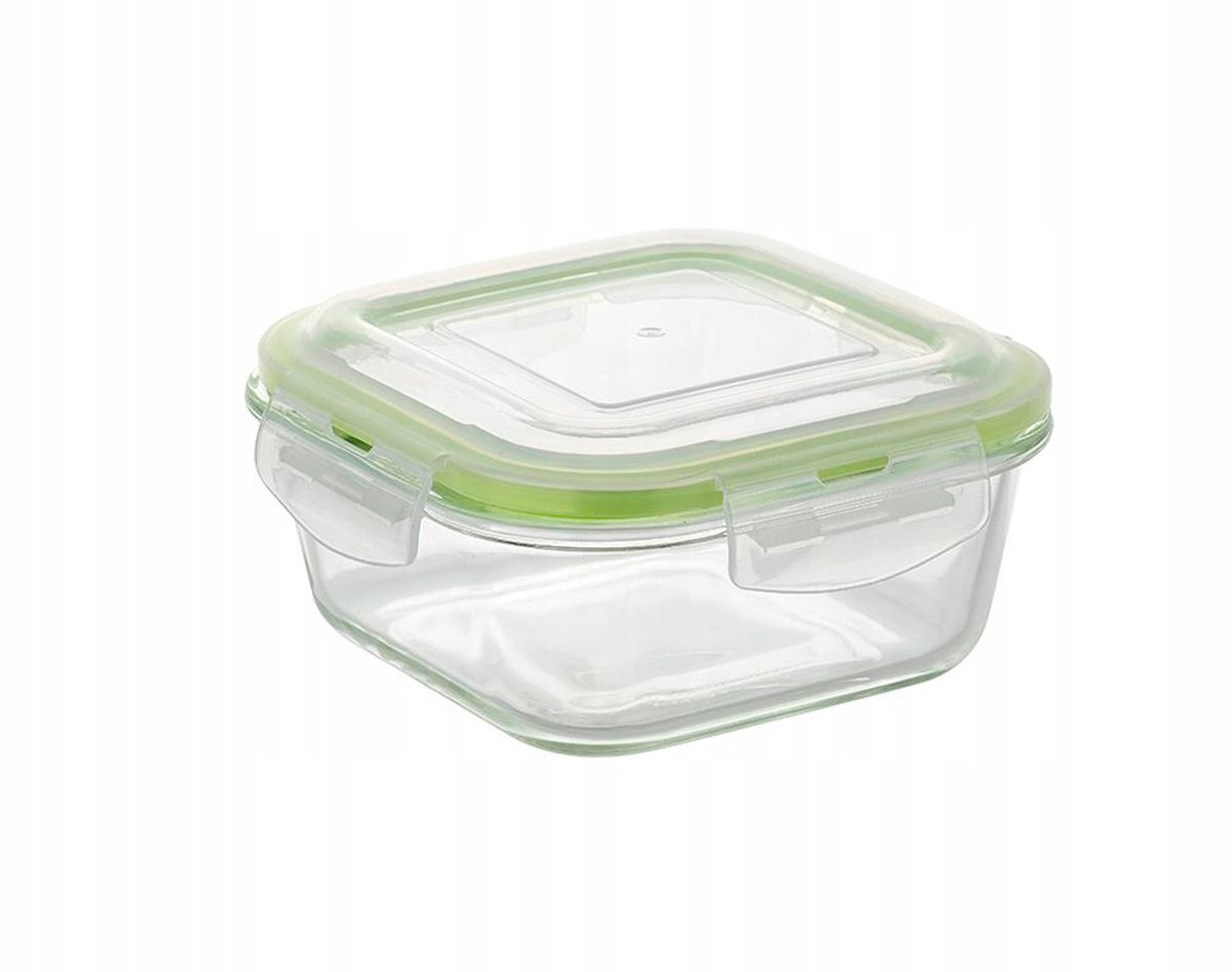 Bormioli Rocco Frigo Glazen Voedselcontainer 0,32L - Lekvrij & Vaatwasserbestendig