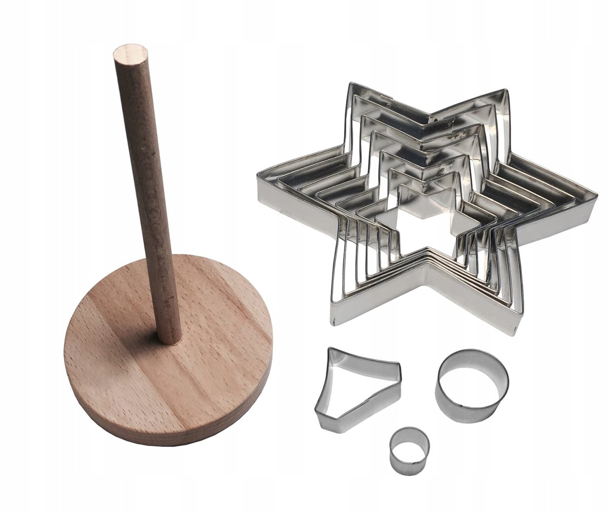 3D Space Kerstboomvormenset - 14 cm
