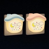 Lexium Nachtlampje Stopcontact - Dimbare Nachtlampjes - Nachtlampje Babykamer - Nacht Lamp - Dag en Nacht Sensor - Kinderen & Baby - Lamp - Stopcontact - Dimbaar