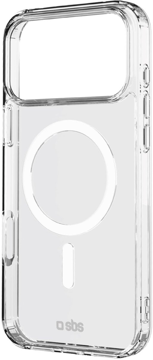 sbs mobile Cover Apple iPhone 17 Pro Max Transparant MagSafe compatible
