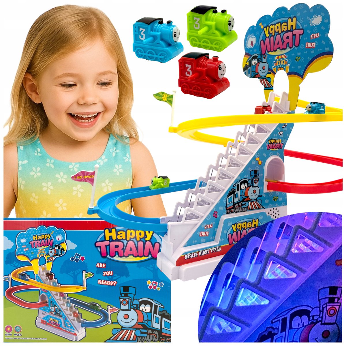 Automatische Trein Achtbaan met Licht en Geluid - Plezier voor Kinderen