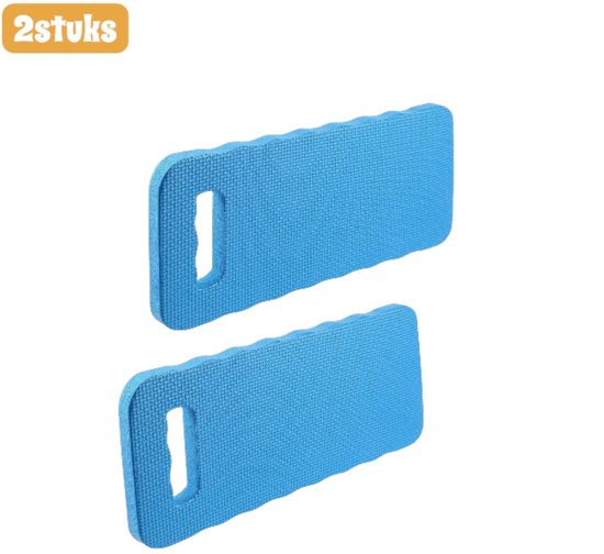 2 stuks - Kniekussen voor in de tuin - EVA verdikt - Tuinkniekussens - Waterdicht en antislip - Kniebeschermingskussens - Geschikt voor tuinklusjes en yogabeoefening - Blauw