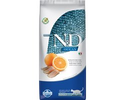 Farmina N&D Ocean Adult Cat - Haring & Sinaasappel - 10 kg