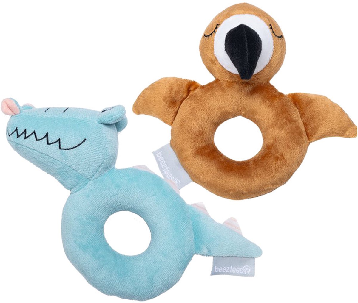 Beeztees Puppy Rammelaar - Flamingo