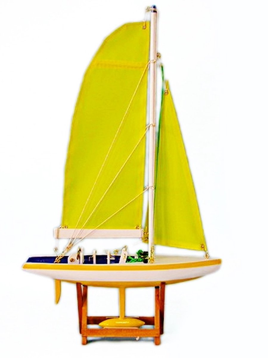 Miniatuurboot “Yellow” Hoogte 40 cm Fx 246T-25 C