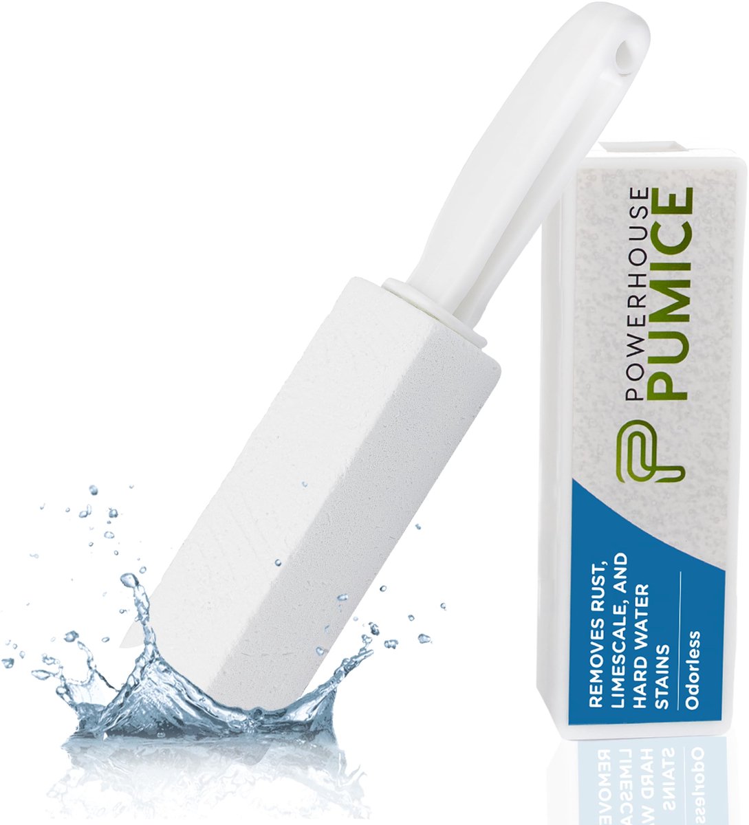 Powerhouse Pumice Toiletpotreiniger 1-Pack - Met Handvat, Voor Hardnekkige Vlekken en Kalkaanslag