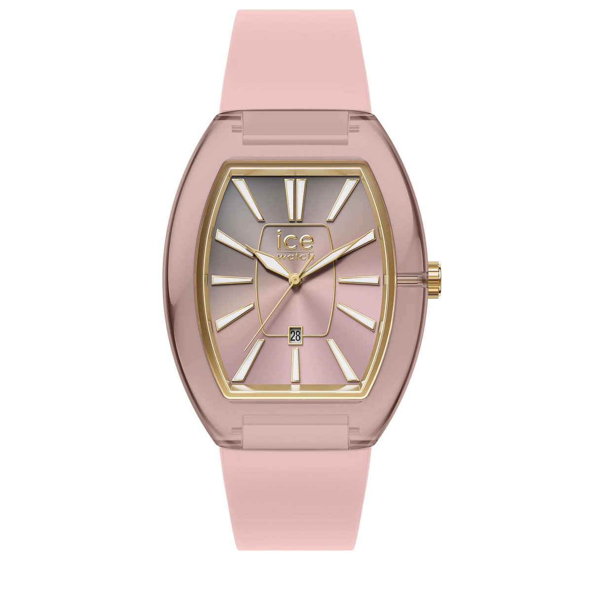 Ice Watch ICE boliday - Dome - Soft pink 025180 Horloge - Siliconen - Roze - Ø 40 mm