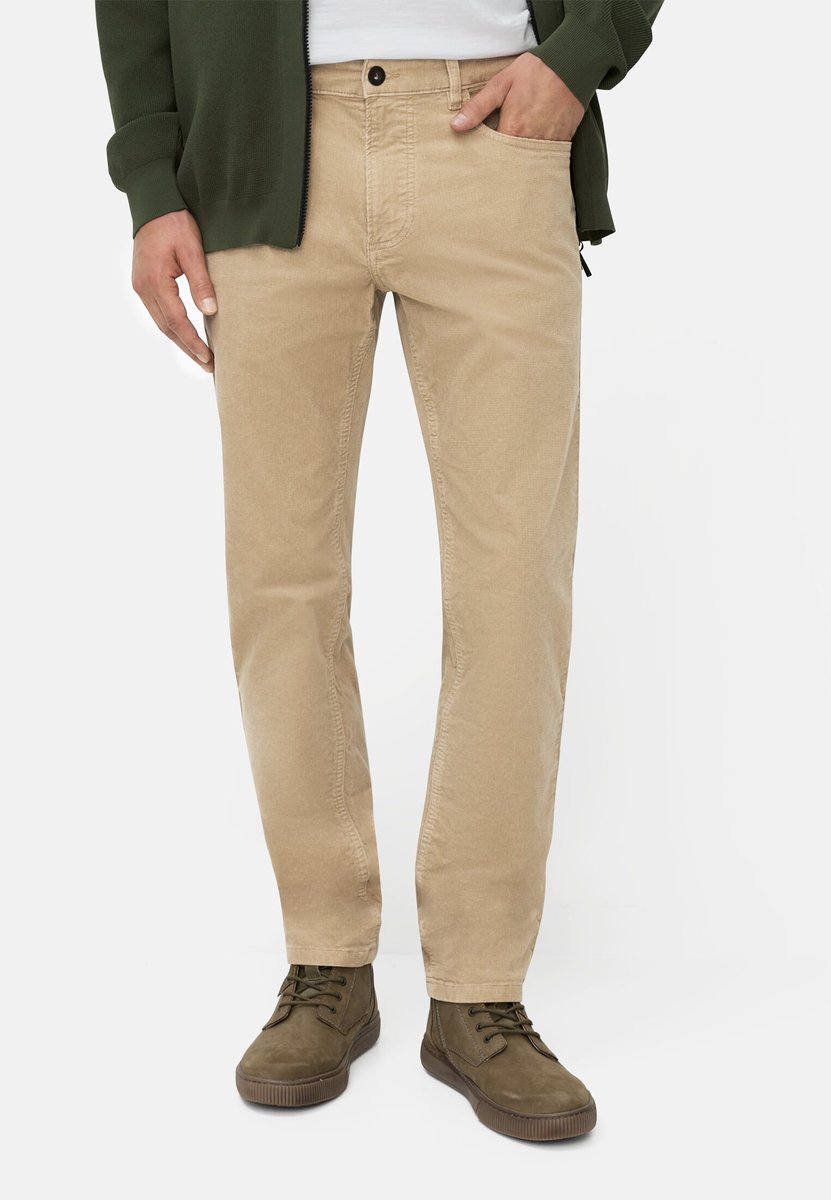 camel active 5-PKT Regular Fit Katoenmix Broek - Maat menswear-35/34 - Beige