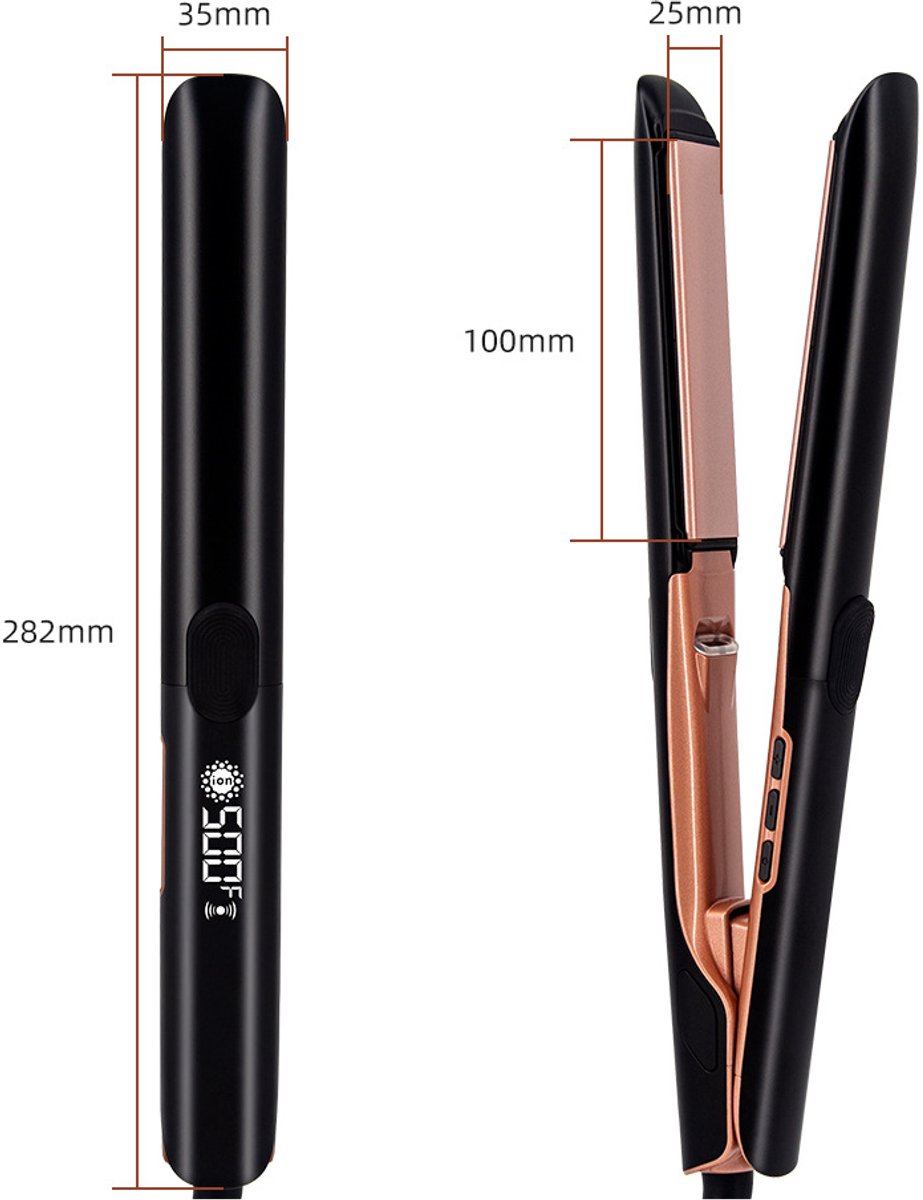 Professionele Keramische Stijltang met Snelle Opwarming - afbeelding 3