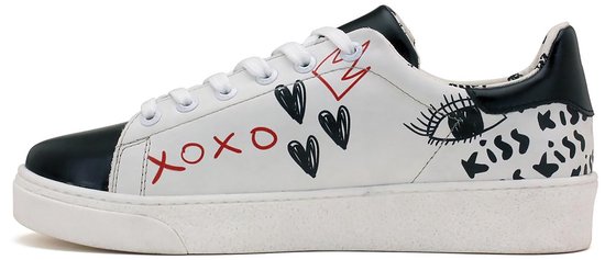 Goby – Baskets pour femmes Love Attack pour femme – Vegan – Fait main – Taille 38