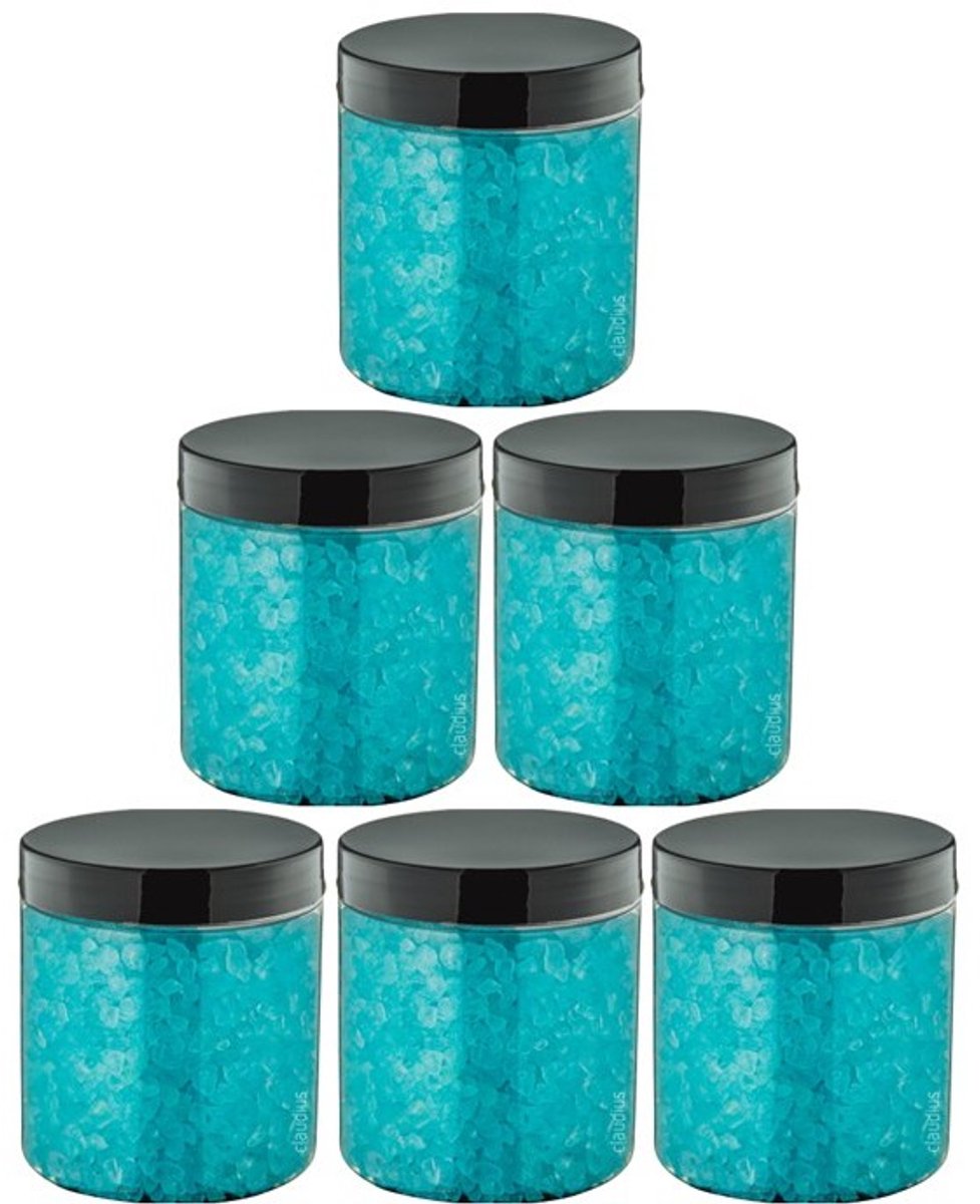 Claudius Badzout Opium - 300 gram - Pot met zwarte deksel - set van 6 stuks