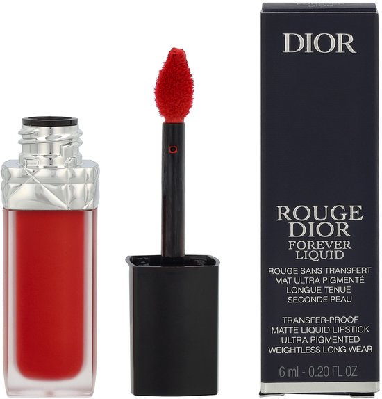 Dior Rouge Dior Forever Liquid Lipstick 6 ml - #999 Forever Dior | bol