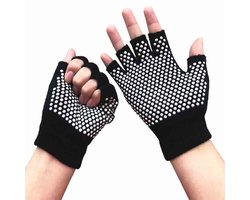 TuseRxln Sport & Fitness Handschoenen - Handschoenen - Rutschvast & Fingervrij - 1 Paar - Yoga & Fitness - 3 Kleuren