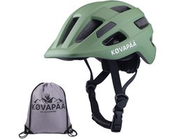 Køvapää® Lappi - Fietshelm Baby - Vanaf 9 Maanden - Maat 44-48 cm - XXS- Helm Baby - Groen