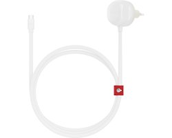 Twelve South PowerCord Serie USB-C Oplaadkabel – 30W Snelladen – USB-C Compatibiliteit – Duurzaam Gevlochten Ontwerp - Wit