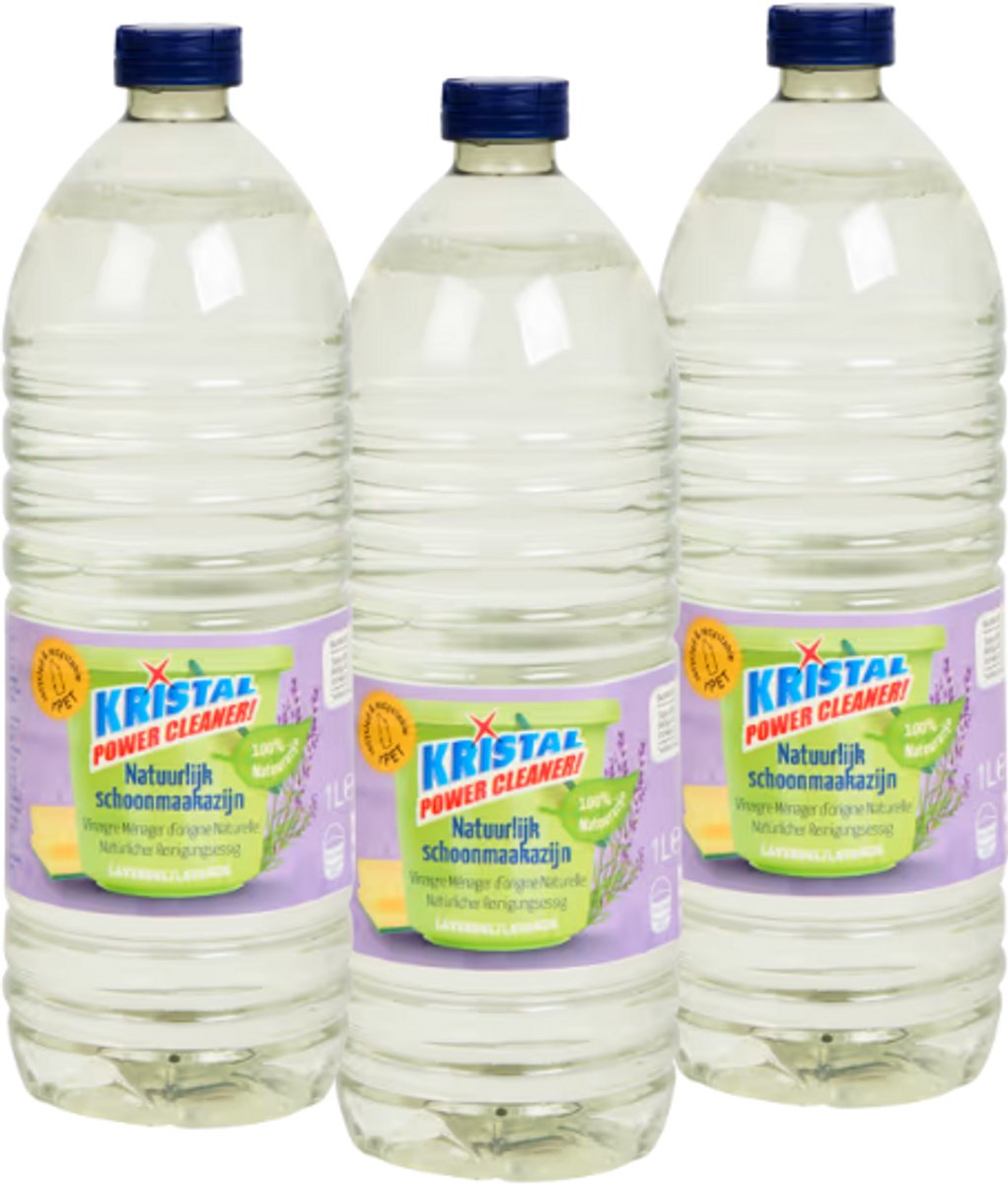 Beste Schoonmaakmiddelen 2026 Lavendel Azijn Bio Schoonmaakpakket 3 x 1 liter