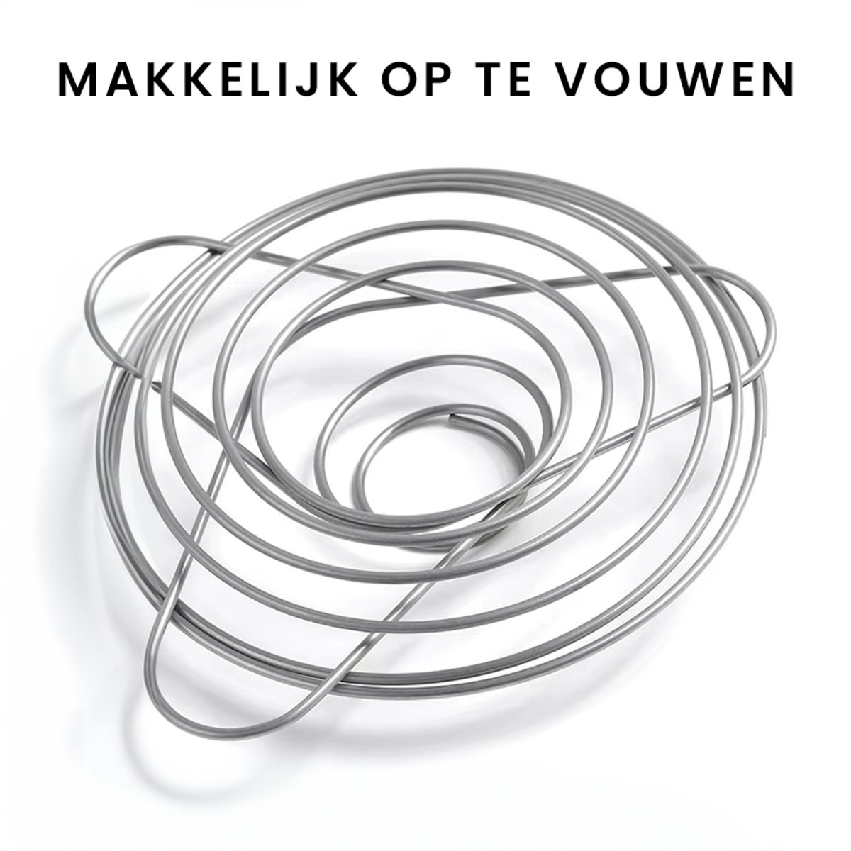 Opvouwbare Koffiefilter houder van RVS 13 cm – Herbruikbare Handfilter – Inklapbare Koffiedripper – Geschikt voor 1–4 Kopjes – Voor Koffiezetten op Reis, op de Camping — cadeau in Kookcadeaus - foto 2
