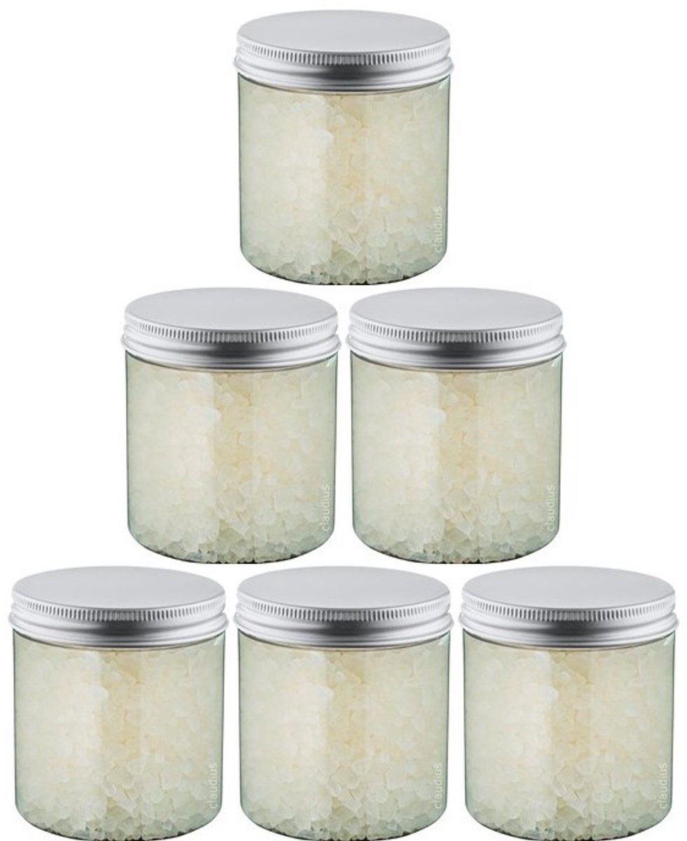 Claudius Badzout Relaxing Moment - 300 gram - Pot met aluminium deksel - set van 6 stuks