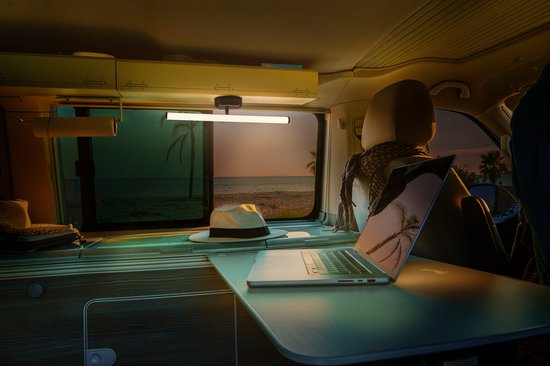 OSRAM Nightlux LED-lamp Stick zwart, 3000 K, dimbaar met Touch-DIM, USB-batterij en magneetplaat, voor kasten, planken, gangen of kinderkamers van Merkloos — afbeelding 3