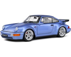 Solido Porsche 911 (964) Turbo 1990 blau 1:18 Auto
