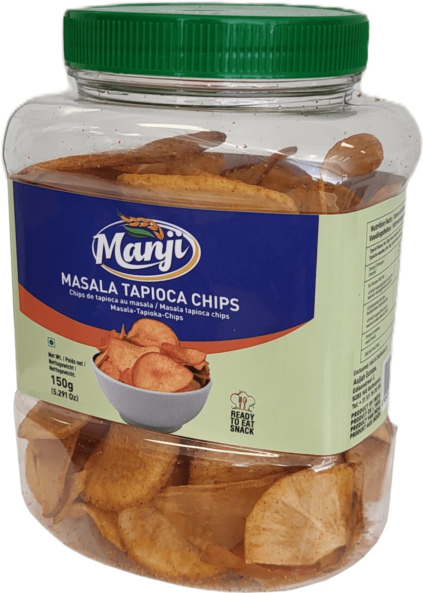 Manji - Masala Tapioca Chips - Snack - 3x 150 g